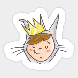 where the wild things are Sticker